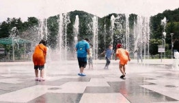 내장산 워터파크 바닥분수 가동 올여름 시원하게 즐기세요