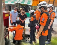 완주소방서 삼례119안전센터, 전통시장 안전관리 강화 소방안전컨설팅