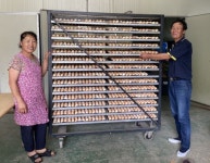 부안군 상서면 우슬재황토촌 라현환 대표, 부안군 텃밭할매 마음나눔냉장고에 유정란 4,200개 기부