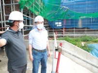 서거석 교육감 군산 동산중 이전신설 현장 방문 안전사고 예방 만전당부