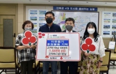 김제시 백산면 고구마박사 농장, 김제시에 고구마 500상자 기부