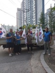 호성동 바르게살기위원회, 광복절 기념 나라사랑 태극기달기 운동