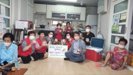 달콤하고 시원한 여름 보내세요 완주군 자원봉사센터·용진읍 행복나눔봉사단 팥빙수 나눔