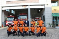 전주완산소방서, 김관영 전북도지사, 교동119안전센터 방문