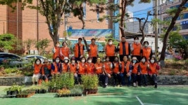 전주시 중화산2동, 테마정원마을 만들기에 구슬땀