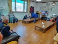 장수 장계면 건강생활지원센터 신년맞이 마을 경로당 방문 교육