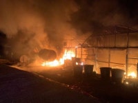 김제 한 토마토농장 비닐하우스서 불…2천800만원 상당 피해