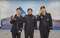 진안소방서 신규 임용자 신고식 가져