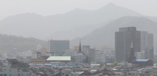 황사 전북 동부권역 미세먼지 주의보