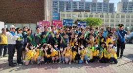 군산경찰서, 관계 기관과 어린이 교통안전 캠페인 실시