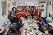 전주 노송동 통장협의회 경로당 찰밥나눔 봉사