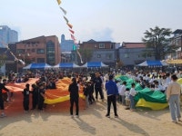 전주동신초등학교 3년 만에 가을 운동회 열려