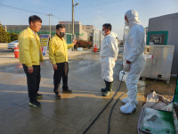 용지면 양계농장, 조류인플루엔자 항원 검출에 정성주 김제시장 조류인플루엔자(AI) 확산방지에 온 힘