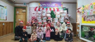 완주군 상관면 자연숲어린이집 원생들 라면 기부