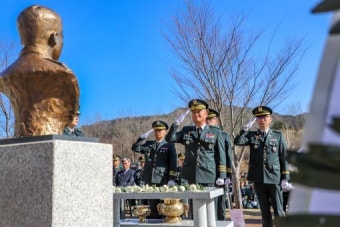 육군 35사단, 살신성인의 표상' 故 김범수 대위 20주기 추모식' 거행
