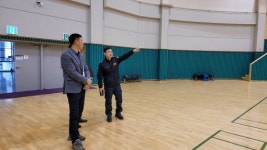 이상일 순창소방서장, 국회의원 투·개표소 현장 지도