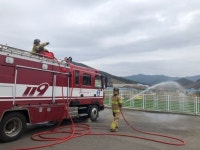 순창소방서, 원거리 신속 화재진압 장비 설치