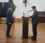 최형열 전북도의원, 전주효문중학교 감사패 수상