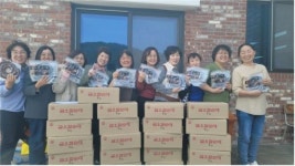 완주군 구이노인복지센터, 어르신 순대 나눔