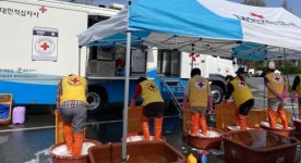 익산 함열적십자봉사회 이불세탁 봉사활동 실시