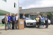 현대차 전북본부, 쏘나타택시 출시기념 1호차 전달식 가져