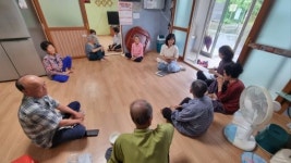 완주 상관면 국혜숙 면장, 장마철 경로당 현장방문 실시