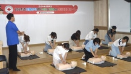 대한적십자사 전북특별자치도지사, 군산수송초등학교 여름방학 맞이 응급처치 특강 개최