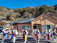 남원 산동면 농악단, 을사년 새해맞이 지신밟기