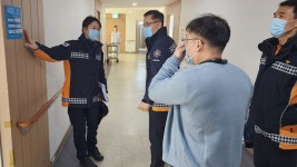 강봉화 전주덕진소방서장, 벧엘노인요양병원 현장점검 실시