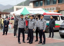 김철문 전북경찰청장, 무주군 부남면 산불 현장 방문 가용경력 총 투입
