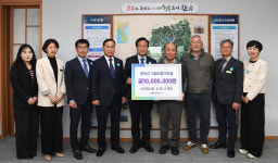 신명규 ㈜신명산업 대표, 완주군에 1,000만 원 쾌척