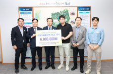 완주군 퇴비생산업체, 산불피해 복구 성금 기탁...총 4곳서 600만 원 전달