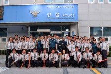 익산경찰서-자율방범대, 합동순찰 실시