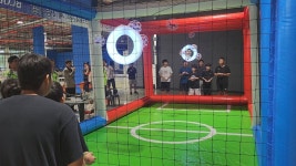 전북자치도 솔내 청소년 드론축구대회 성황… Ds노바팀 우승