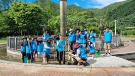 K-water 부안권지사, 부안댐 가족공원 일원서 환경정화 활동