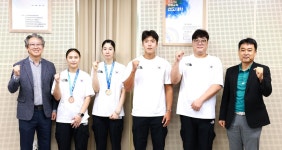 국립군산대, 2025 하계U대회 빛낸 선수단 격려