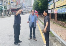 최종오 익산시의원 모현 현대 2차 아파트 정문 노상주차장 설치 필요