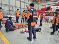 전북특별자치도소방본부, 중증응급환자 항공 연계이송 역량강화 훈련 실시