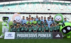 김제시, 전북현대와 손잡고 김제파트너데이에서 김제지평선축제와 지평선쌀 홍보