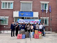 전주완산경찰서 화산지구대, 사회적 약자 지원을 위한 사랑 나눔 전달식 개최