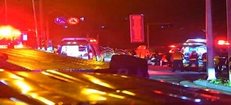 군산 한 사거리서 차량 2대 충돌…3명 사상