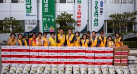 대한적십자사 전북특별자치도지사, 진안군 희망풍차 물품 전달