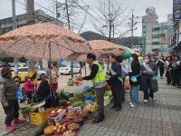 전주시 완산구, 평화동 노점 단속유예구역 가로질서 확립 캠페인