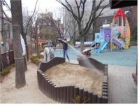 개똥때문에 유명무실해진 모래놀이터를 되살리자