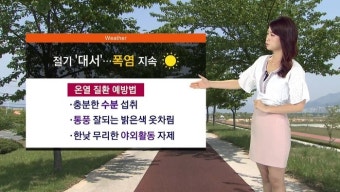 '대서' 한낮 기온 34도…곳곳에 소나기