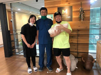 개그맨 김진 포유문산부인과에서 지난 19일 득녀 출산