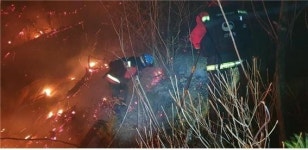 충남 논산시 산불 14시간 만에 진화 완료