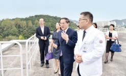 손현우 中광주총영사, 화순전남대병원 방문