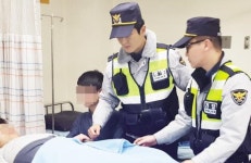 북부경찰 ‘의식불명 만취 20대’ 구조
