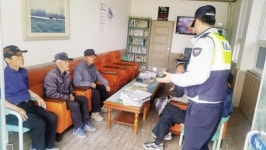 본량파출소, 농촌지역 교통사고 예방 홍보